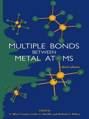 cover image of Multiple Bonds between Metal Atoms